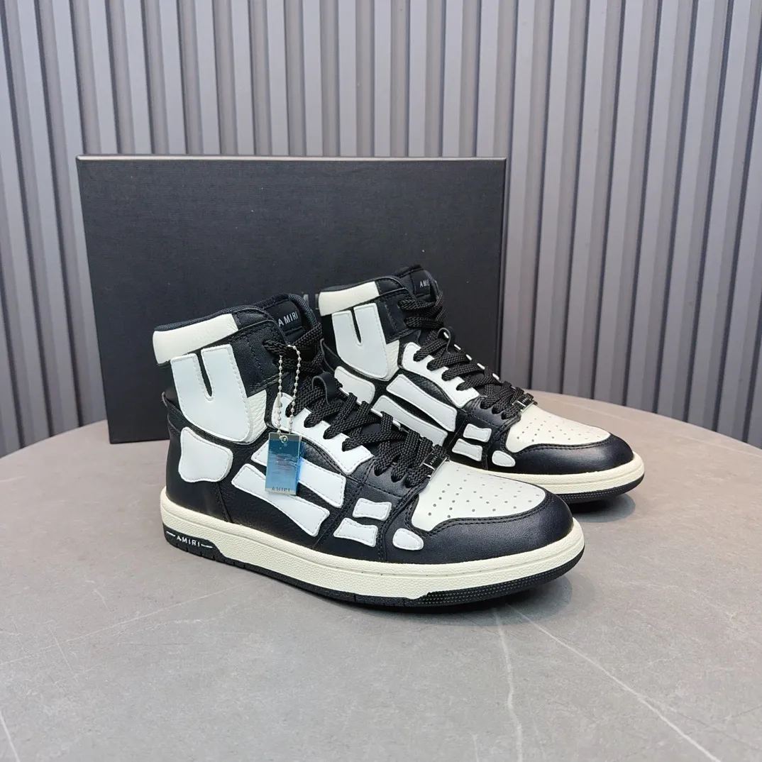 Men's shoes💰620💰 AMIRI AMIRI trendy brand hot sale🔥 Available all year round✅Couples💑 Official website synchronization Imported fabrics 1⃣️ratio 1⃣️Re-engraved, original factory special original sole, 35-45 (38.45. Non-refundable)